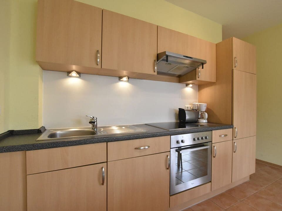 Apartment | Private kitchen | Electric kettle, highchair