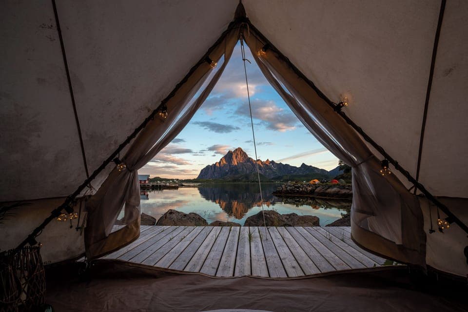 Glamping Tent | Terrace/patio