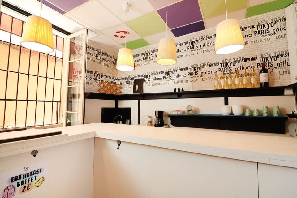 Daily self-serve breakfast (EUR 4.00 per person)