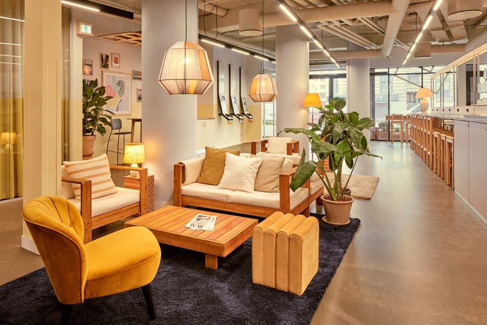 Lobby sitting area