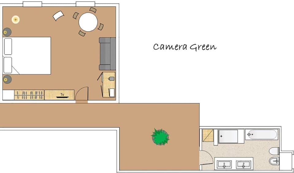 Deluxe Room | Floor plan