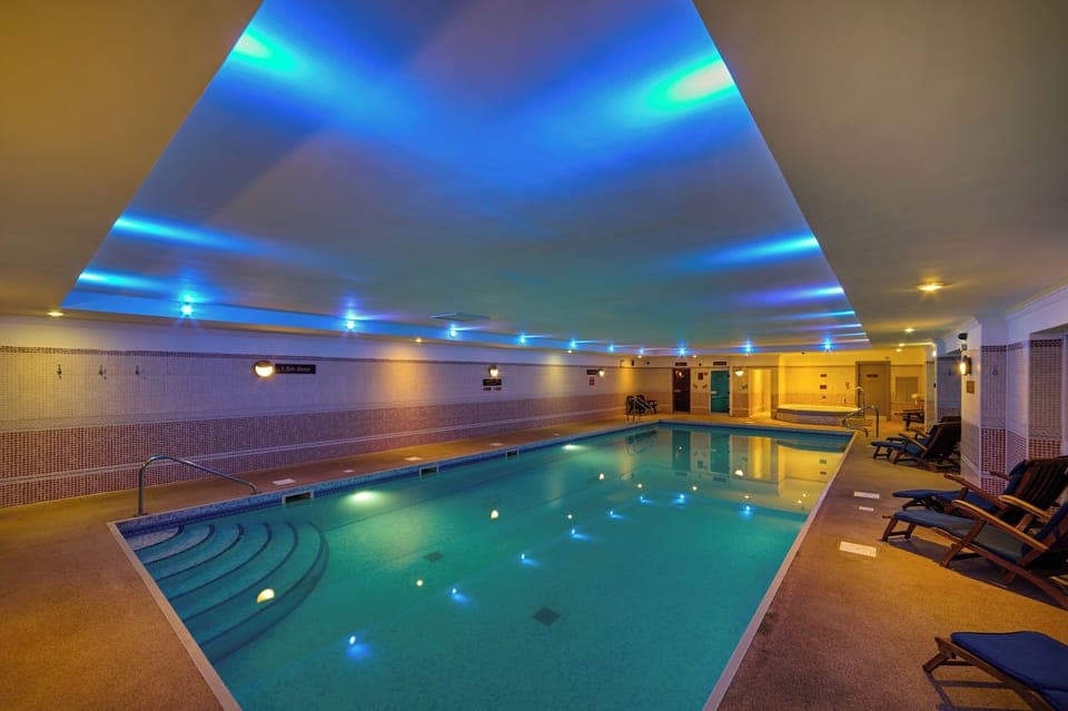 Indoor pool, outdoor pool