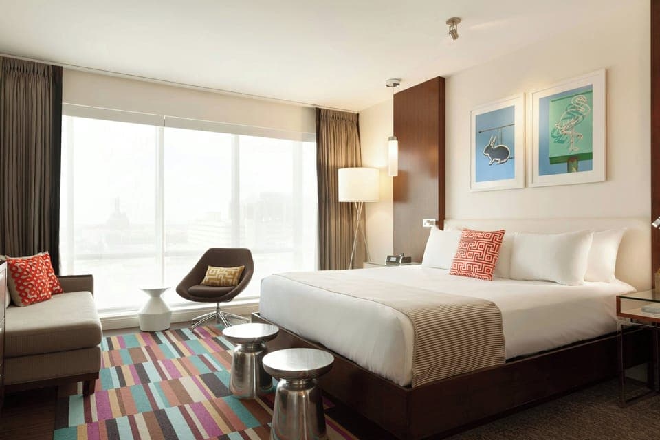 In-room safe, desk, laptop workspace, iron/ironing board