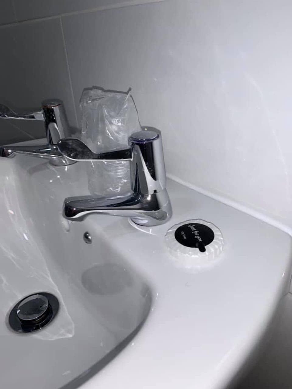 Shower, towels, soap, shampoo