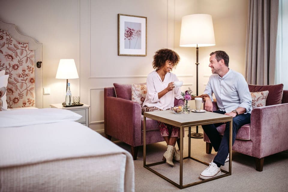 Hypo-allergenic bedding, in-room safe, free cribs/infant beds, free WiFi