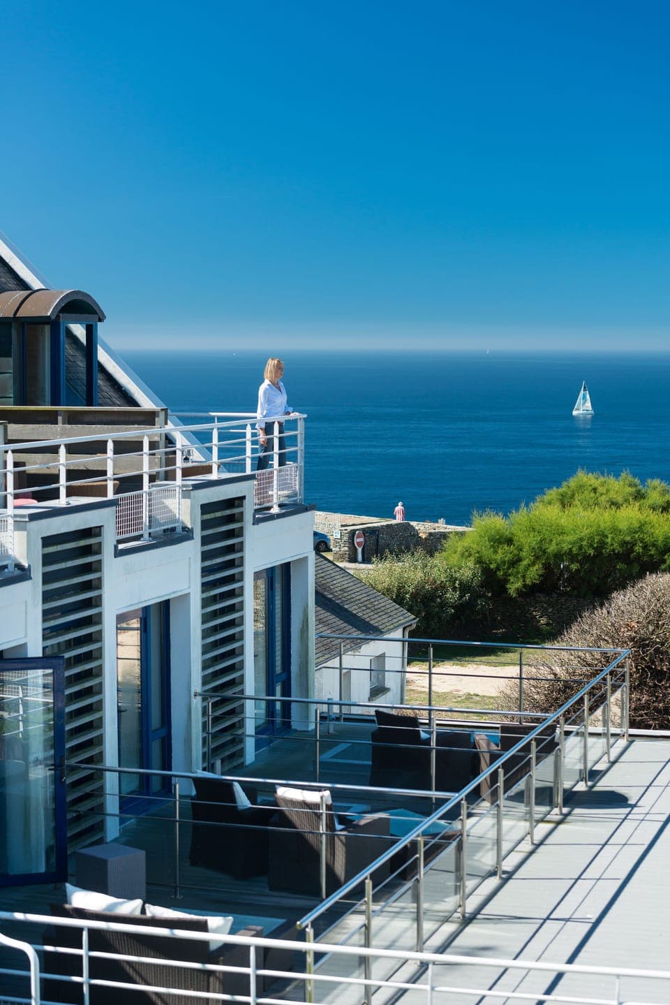 Double or Twin Room, Sea View | Terrace/patio