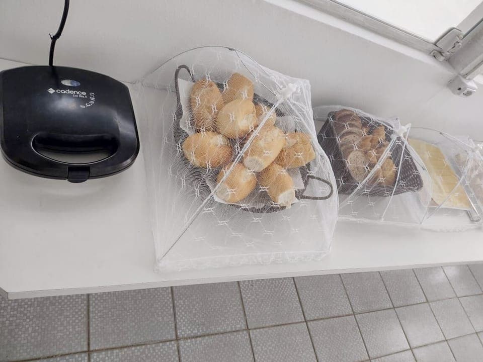 Free daily self-serve breakfast