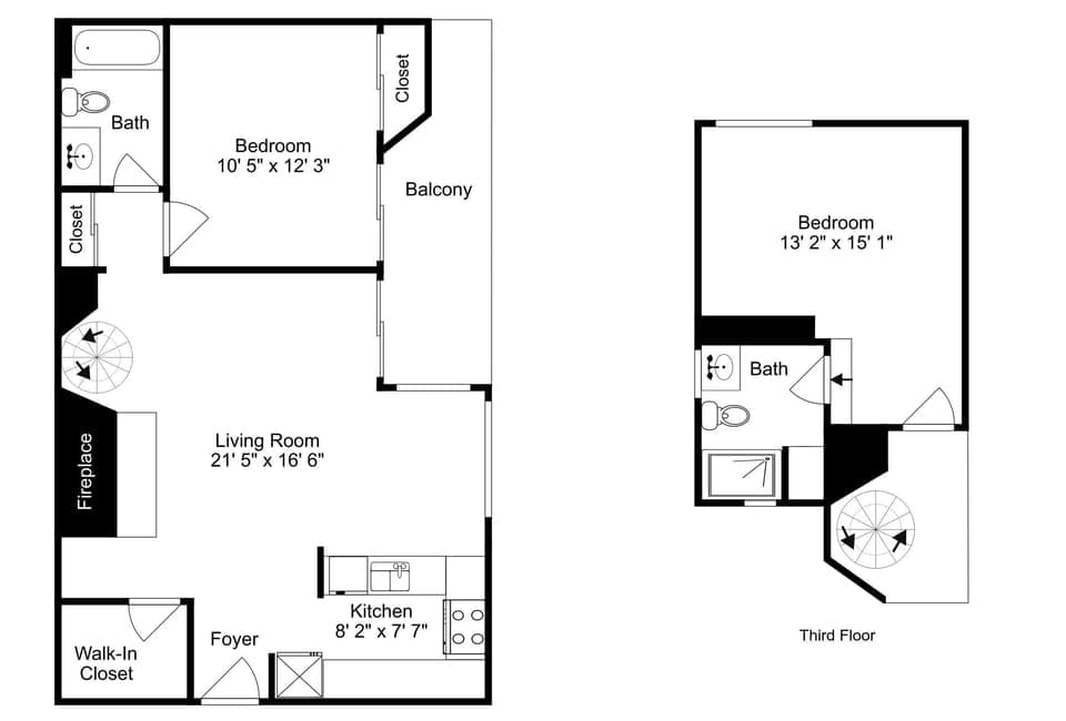 Condo, 2 Bedrooms | Floor plan