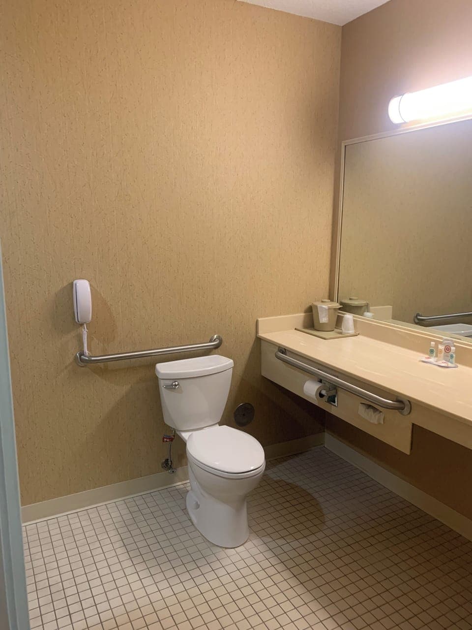 Free toiletries, hair dryer, towels, soap