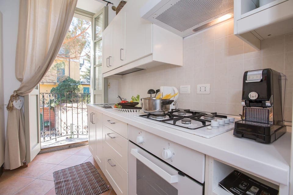 Family Apartment, Multiple Bedrooms (Casa Al Prato Apt. A) | Private kitchen | Fridge, microwave, oven, stovetop