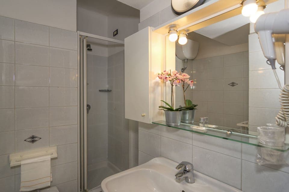 Standard Room, 1 Twin Bed | Bathroom | Shower, hair dryer, bidet, towels