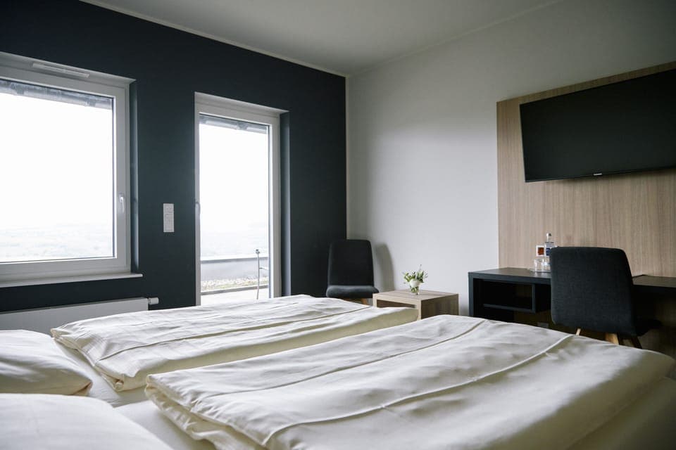 Superior Double Room, Balcony (Weitblick) | Hypo-allergenic bedding, individually decorated, free WiFi, bed sheets