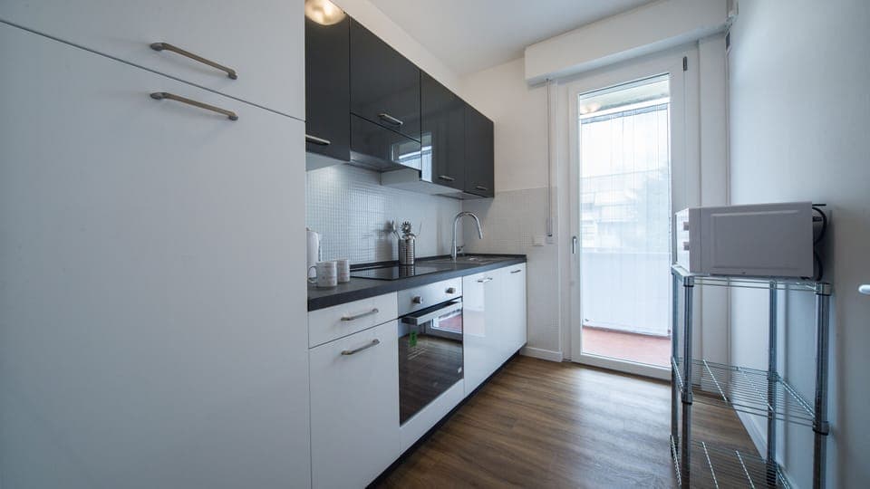Apartment, 1 Bedroom | Private kitchen | Full-size fridge, microwave, oven, stovetop