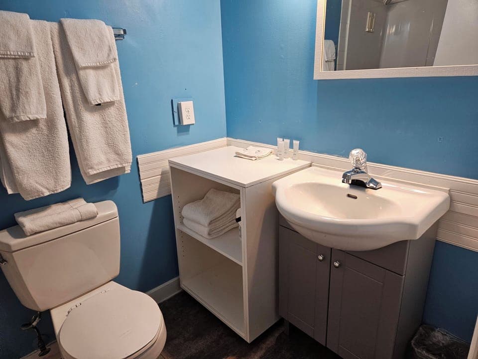 Superior Room, 2 Queen Beds | Bathroom | Combined shower/tub, free toiletries, towels