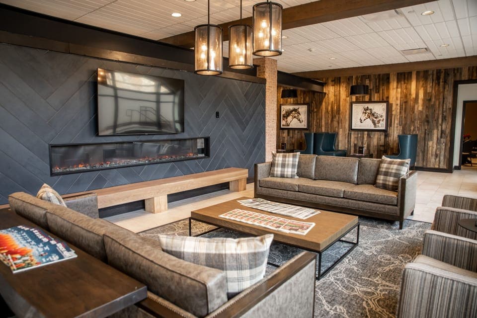 Lobby sitting area