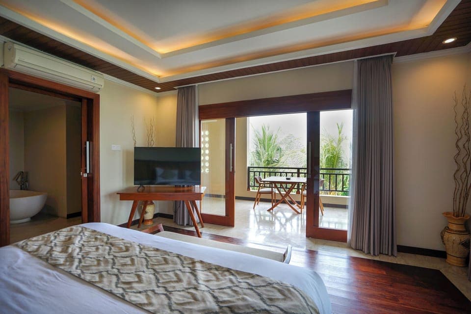 One Bedroom Seaview Pool Villa | Premium bedding, minibar, in-room safe, desk