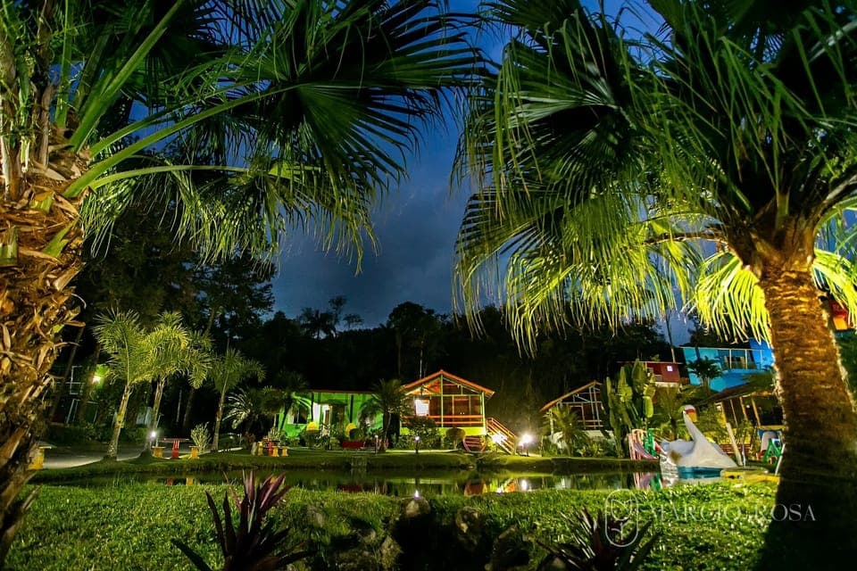 Front of property - evening/night