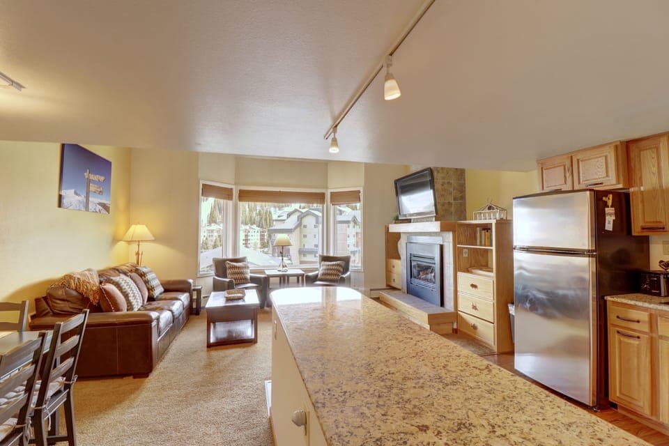 Condo, 1 Bedroom | Living area | Flat-screen TV, DVD player