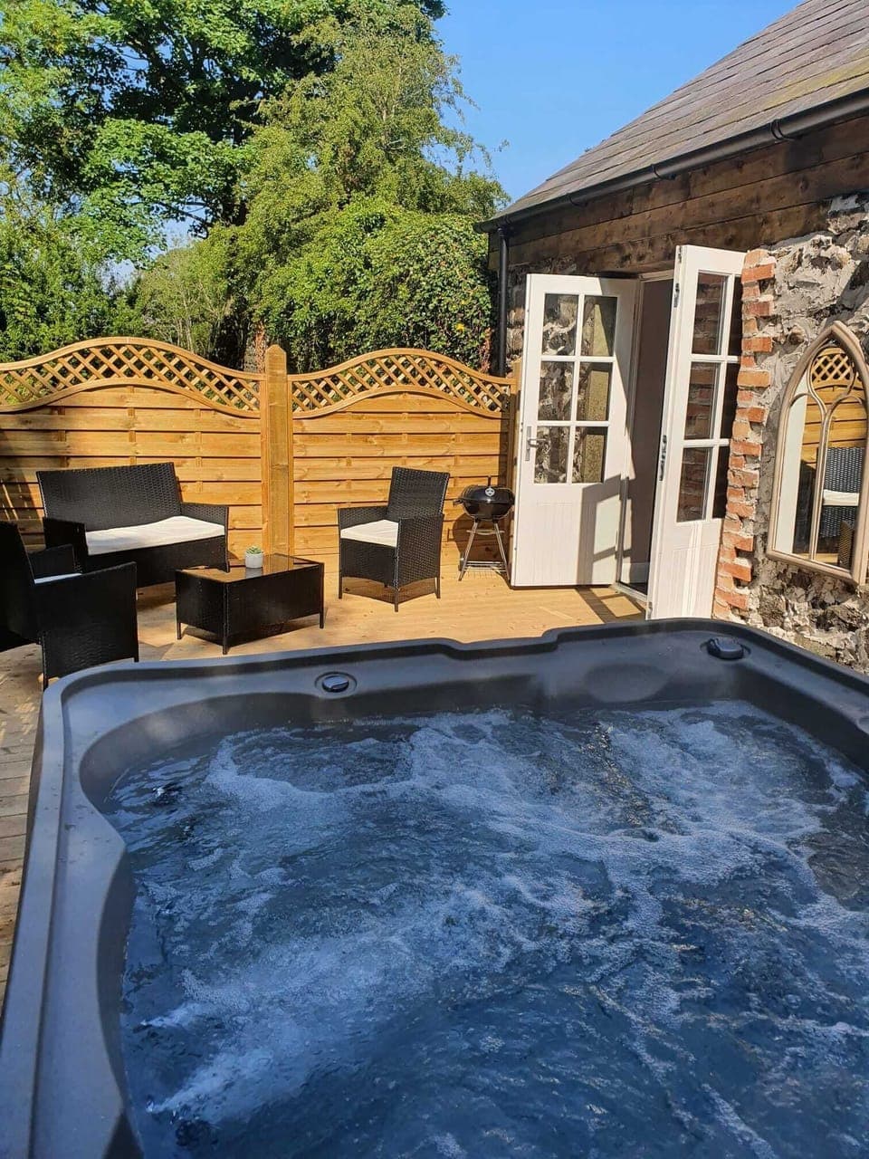 Traditional Cottage, Private Bathroom | Outdoor spa tub