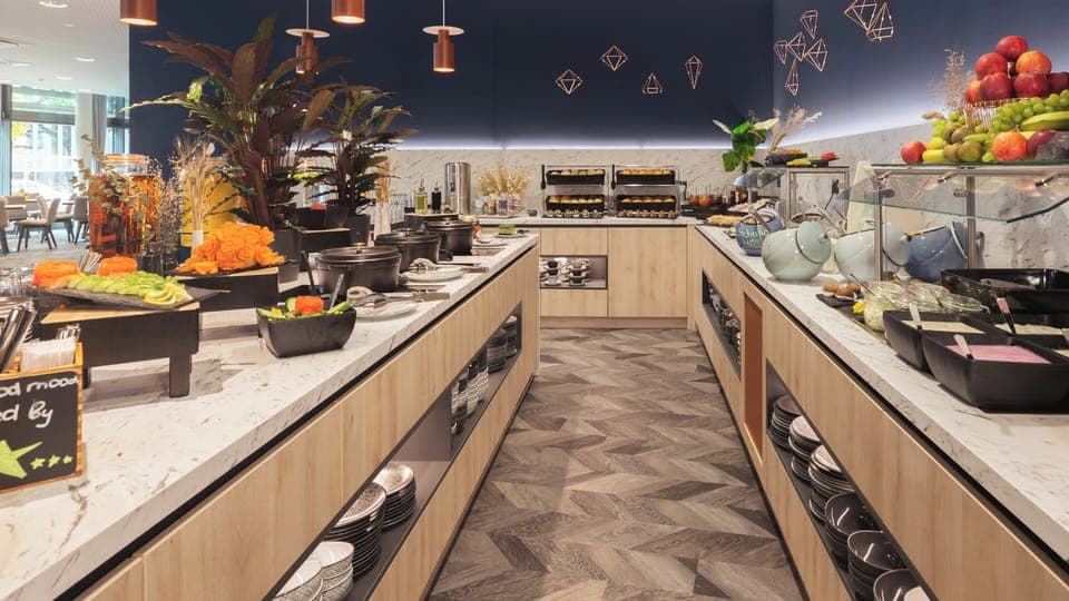 Daily buffet breakfast (EUR 17 per person)