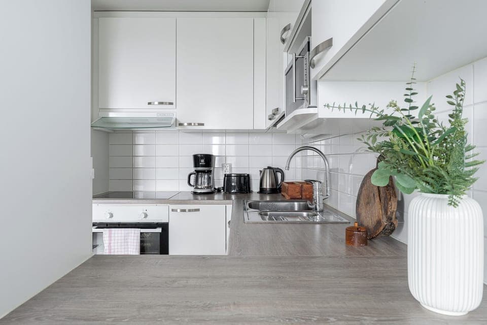 Exclusive Apartment | Private kitchen | Microwave, oven, stovetop, dishwasher