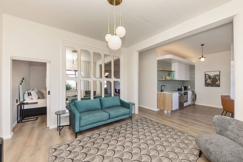 Apartment, 2 Bedrooms | Living area | TV