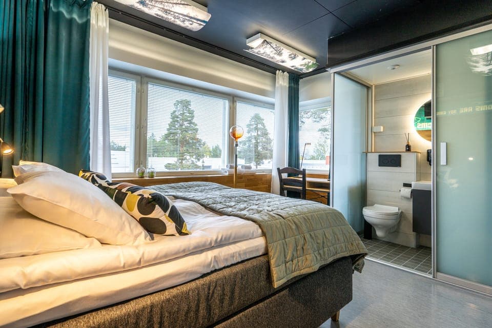 Premium bedding, memory foam beds, individually decorated