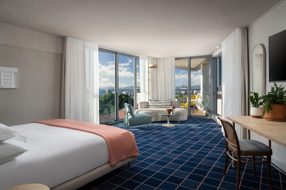 Premium bedding, memory foam beds, minibar, in-room safe