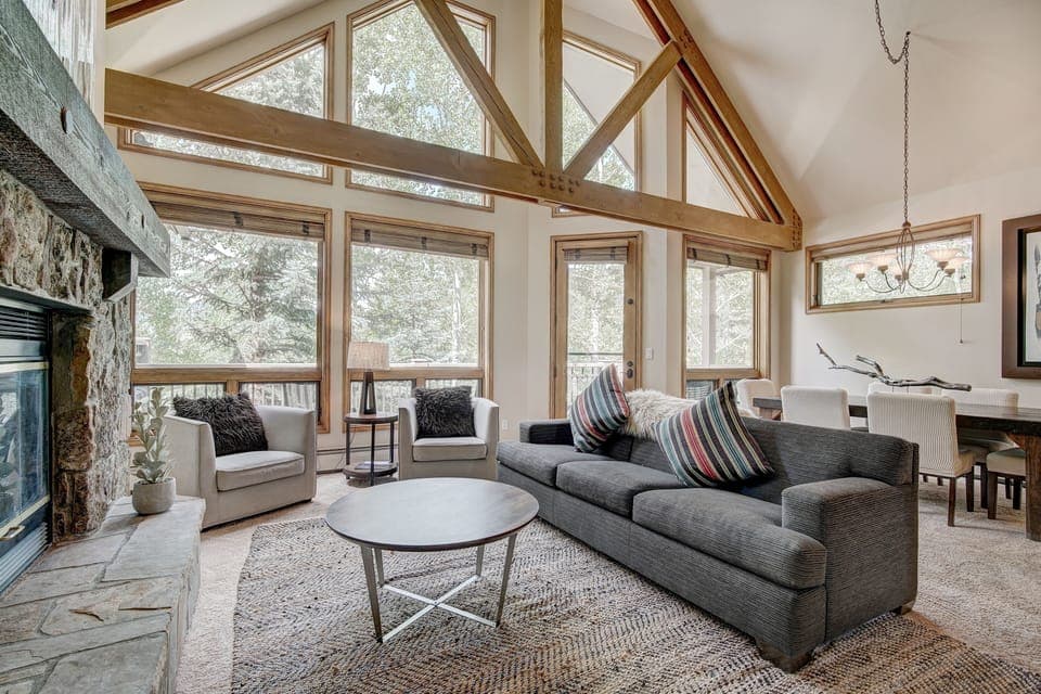 Townhome, 4 Bedrooms | Living area | TV, fireplace, DVD player, stereo