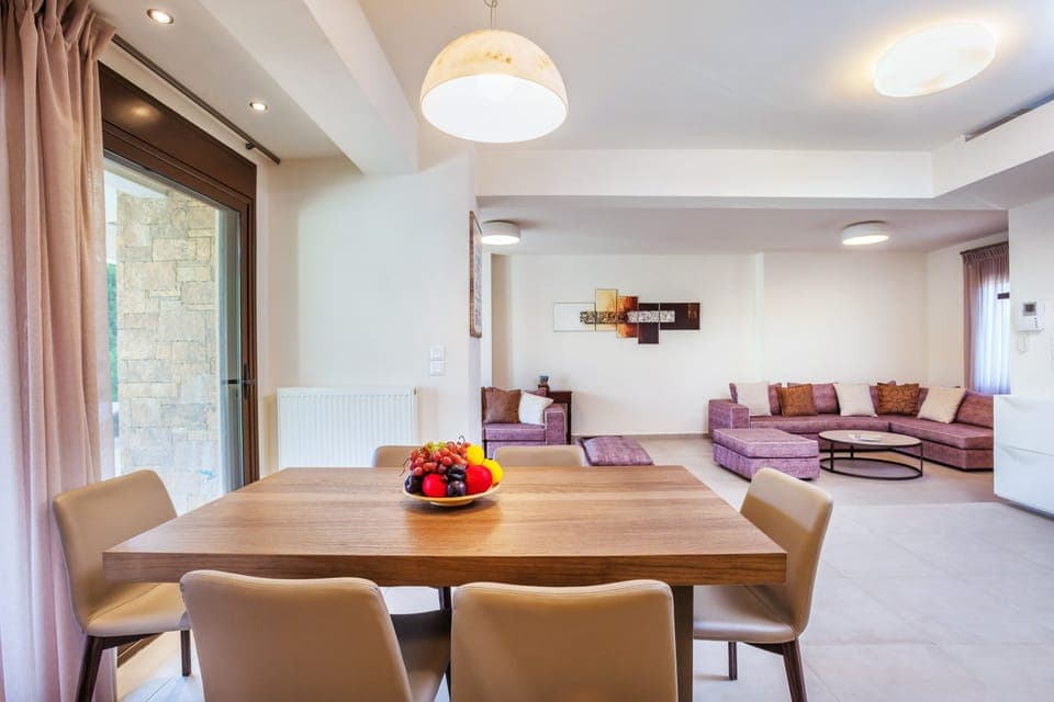 Superior Villa, 4 Bedrooms, Private Pool | Living area | LED TV