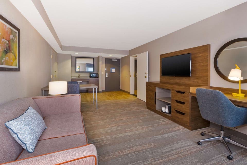 Suite, 1 King Bed, Accessible, Bathtub | Egyptian cotton sheets, premium bedding, iron/ironing board, free WiFi