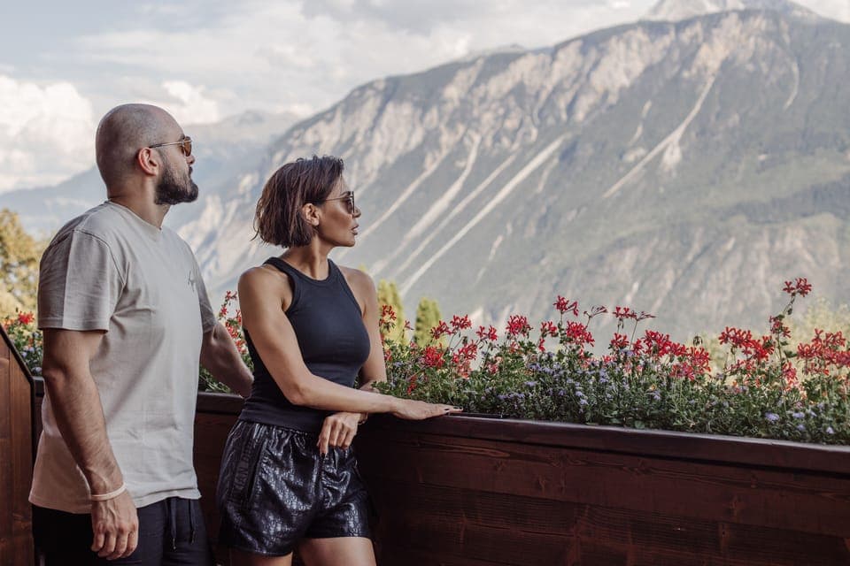 Junior Double or Twin Room, Balcony, Mountain View | Terrace/patio