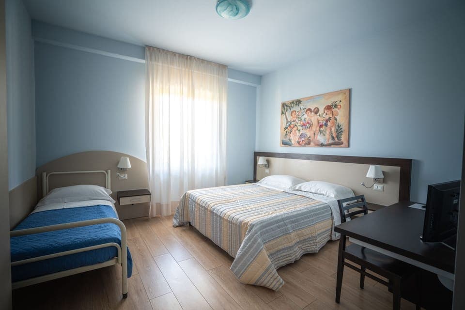 Family Triple Room | Premium bedding, down comforters, minibar, desk