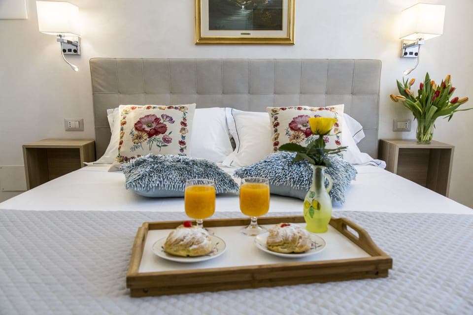Classic Double Room | Premium bedding, down comforters, memory foam beds, free minibar items