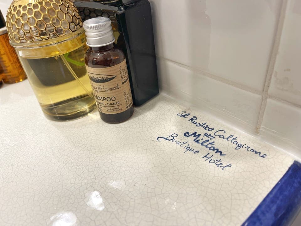 Free toiletries, hair dryer, bidet, towels