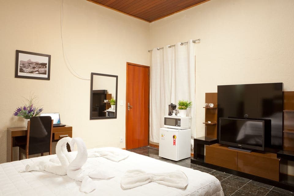 Minibar, desk, blackout drapes, free WiFi