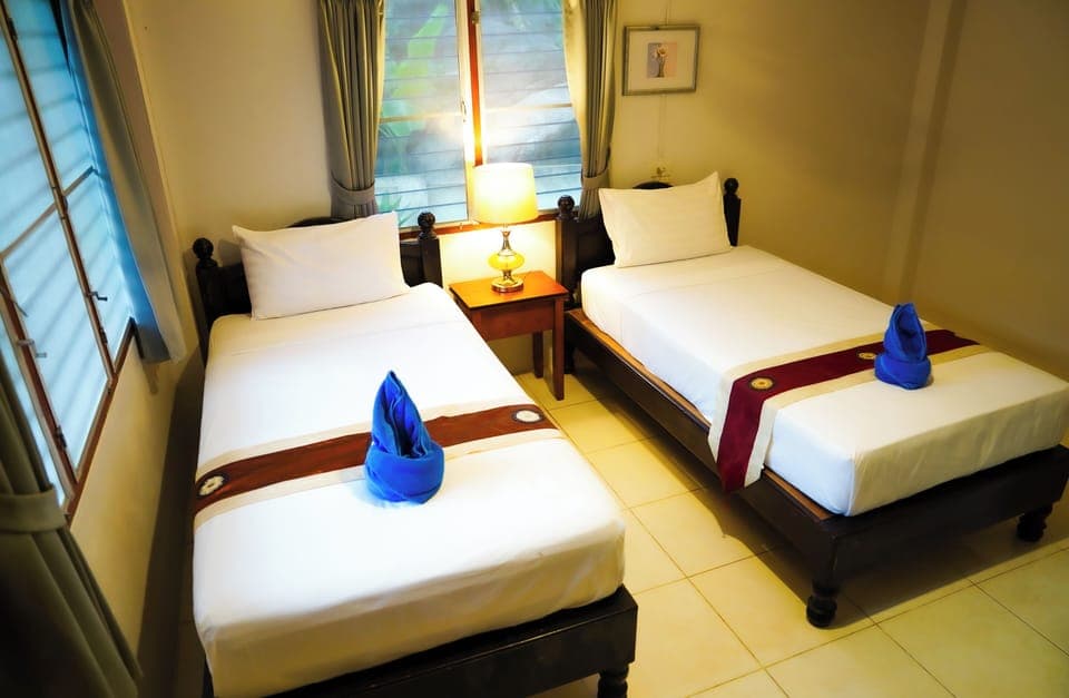 Standard Room, 2 Beds (Fan) | Blackout drapes, free WiFi