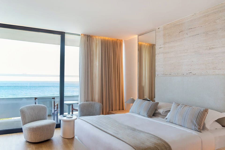 Superior Sea View Room | Minibar, in-room safe, desk, laptop workspace