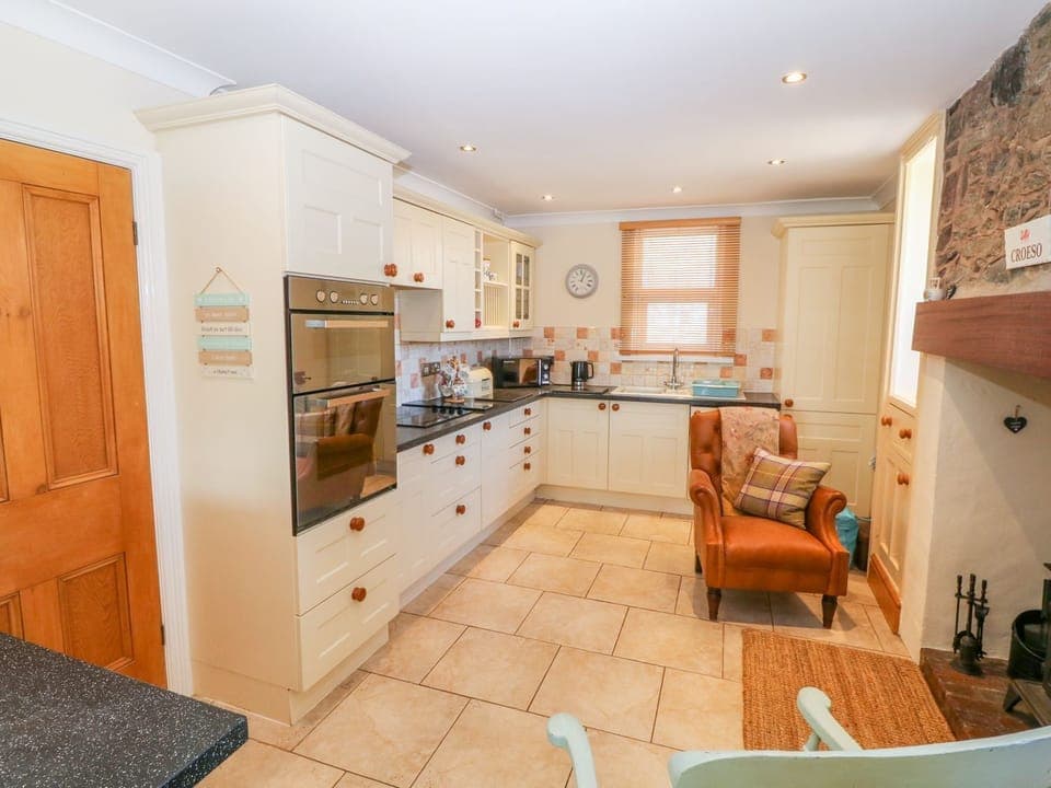 Fridge, dishwasher, electric kettle, toaster