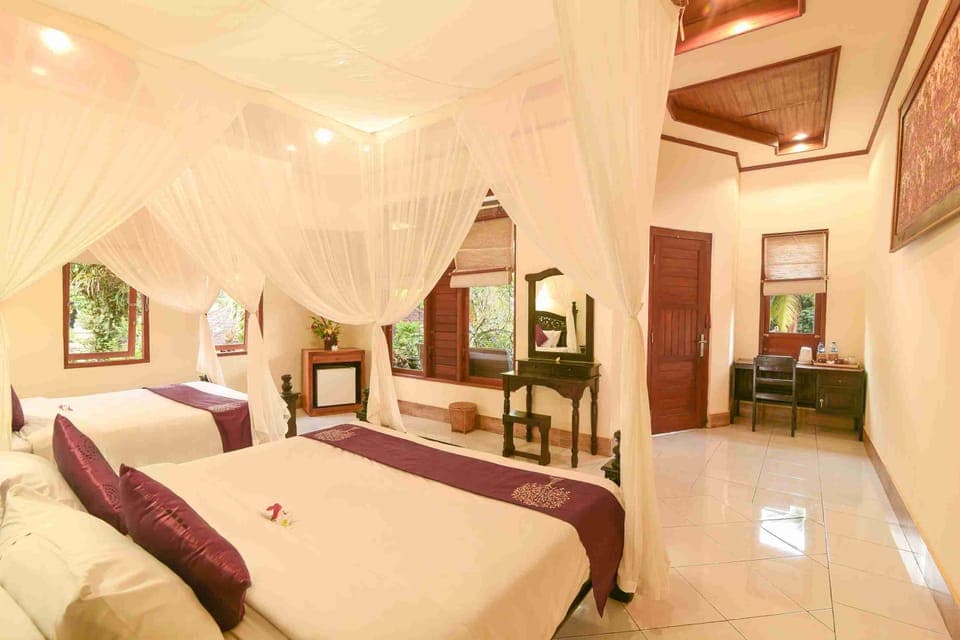 Family Suite with Garden View | Egyptian cotton sheets, minibar, in-room safe, desk