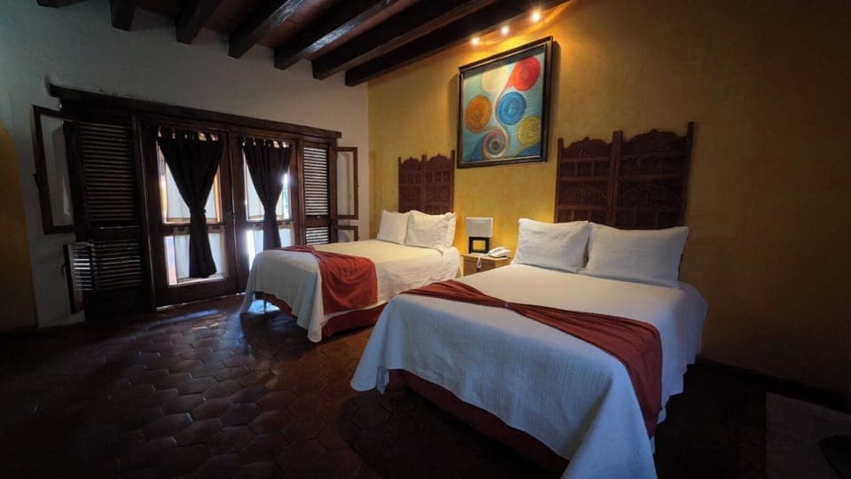 Deluxe Double Room, 2 Queen Beds (Cuexcomate) | Premium bedding, down comforters, Select Comfort beds