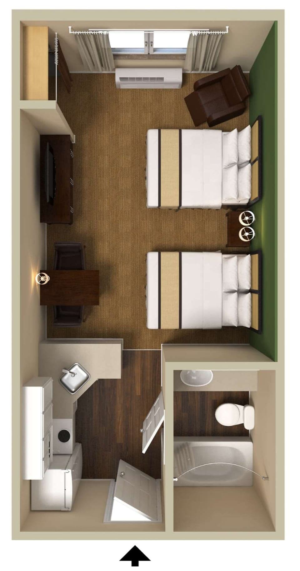 Desk, iron/ironing board, free WiFi, bed sheets