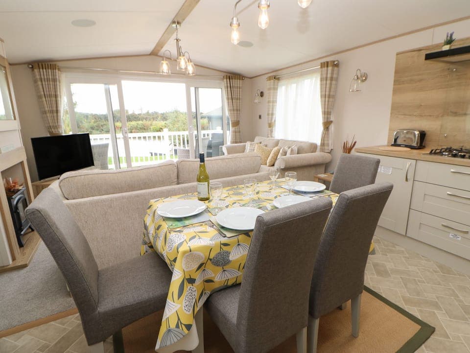 Fridge, dishwasher, electric kettle, toaster