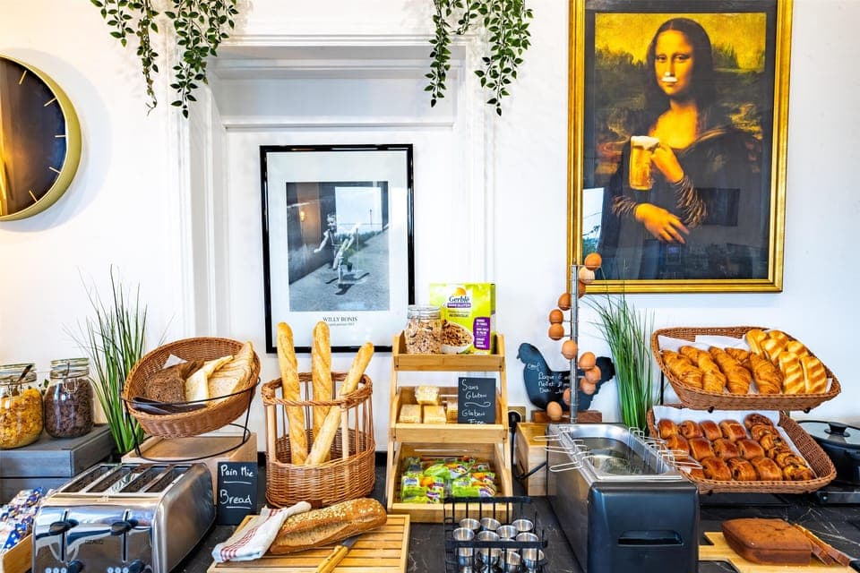 Daily buffet breakfast (EUR 12 per person)