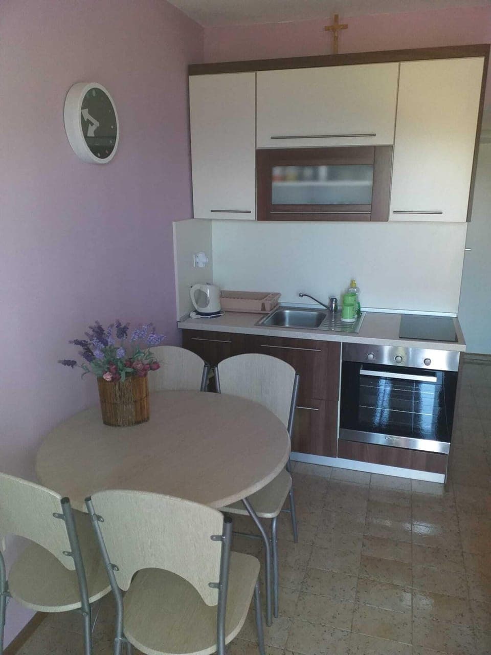 Apartment (Two-Bedroom Apartment with Terrace an) | Private kitchen | Fridge