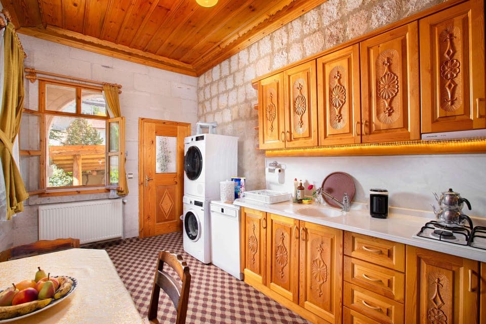 Shared fridge, microwave, electric kettle