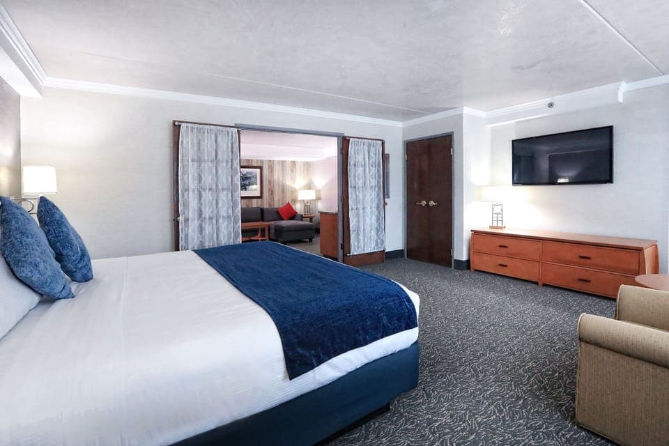 Suite | Down comforters, in-room safe, desk, laptop workspace