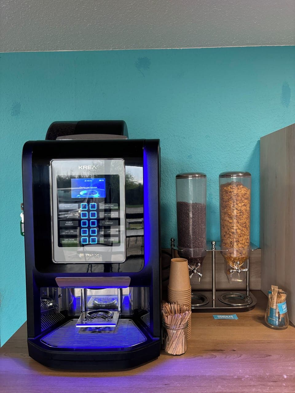 Daily buffet breakfast (EUR 8 per person)