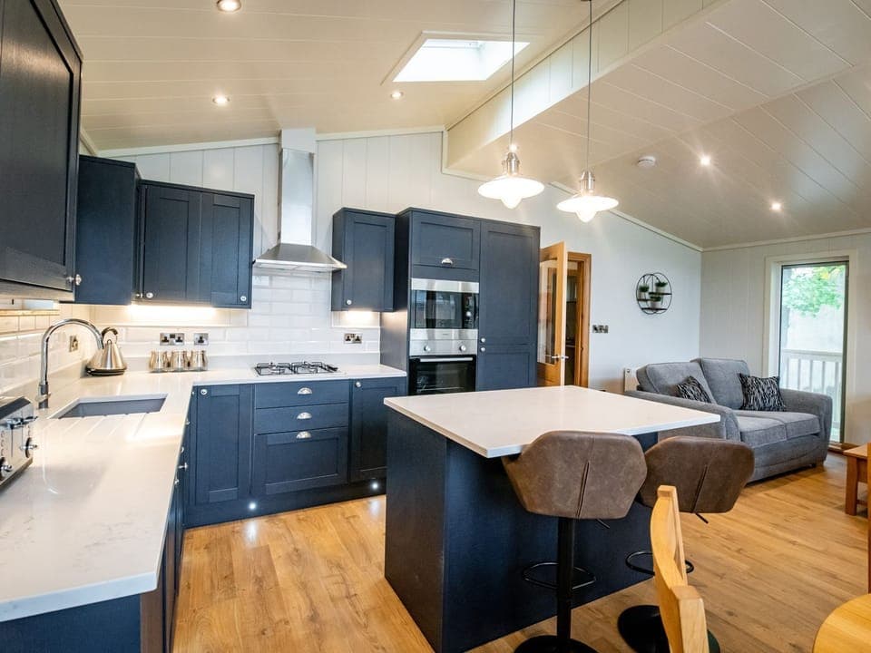 Fridge, dishwasher, electric kettle, toaster