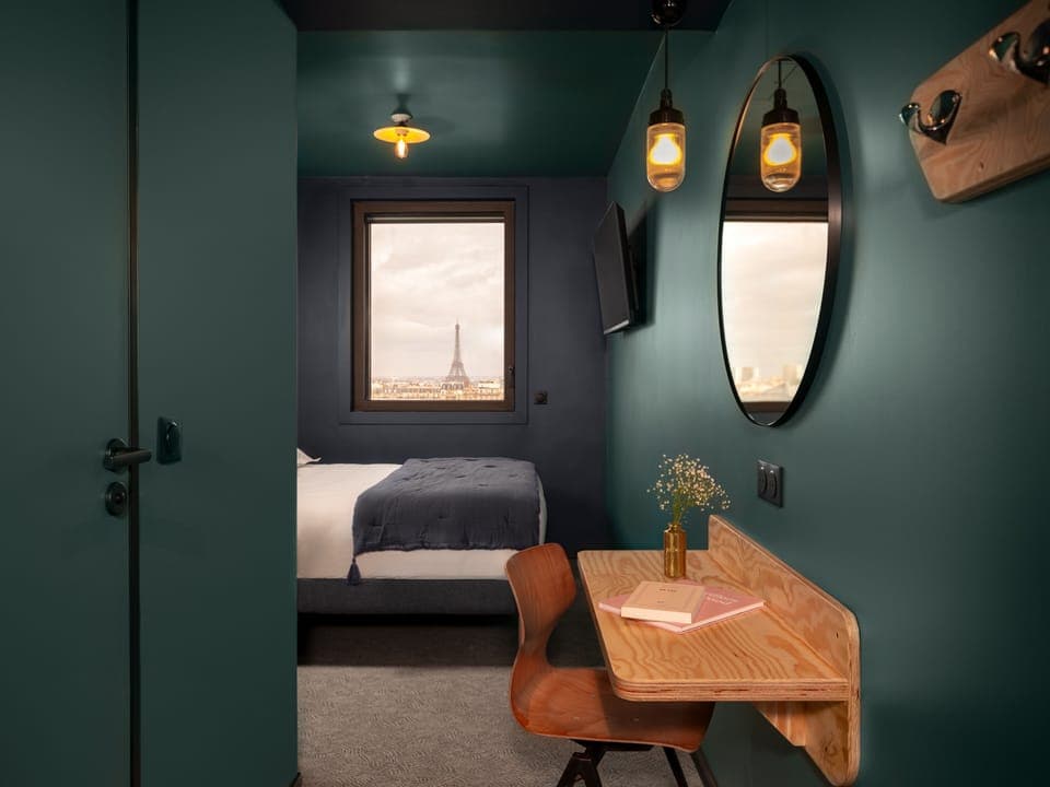 Premium bedding, blackout drapes, soundproofing, iron/ironing board